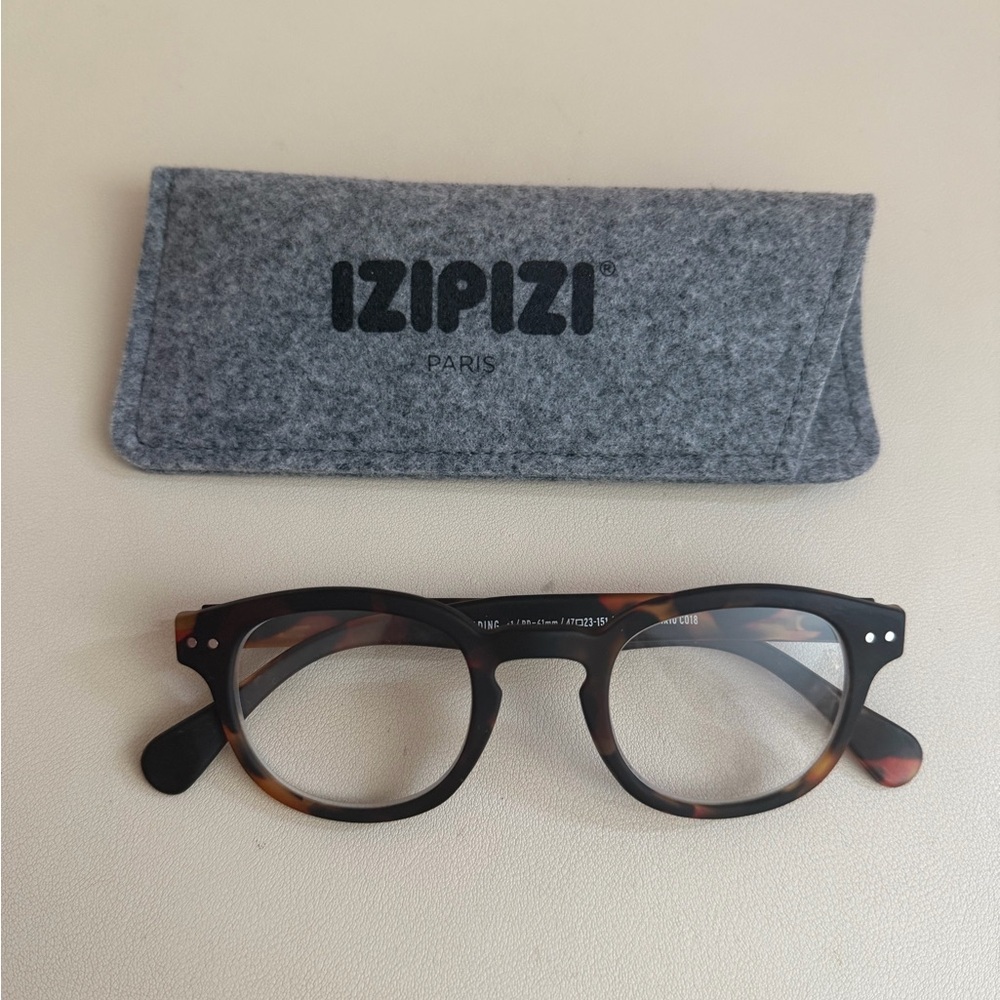 IZIPIZI Tortoiseshell Round Bluelight Glasses